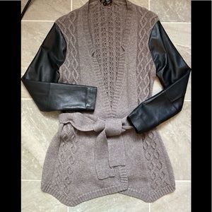Sweater jacket in medium